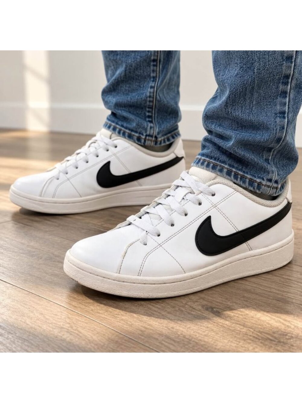 Nike Court Royale 2 Next Nature White Black Sneakers Men’s 9.5